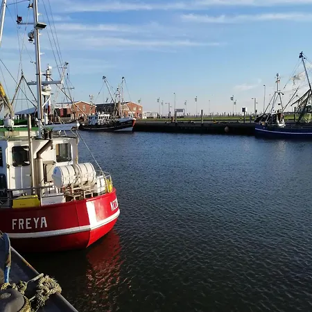 Apartmán Haus-valentin-wohnung-1-mit-balkon Dornum